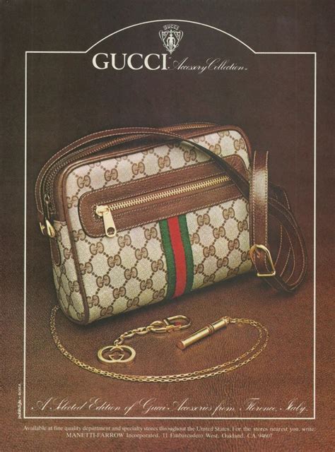 gucci bag advertisement